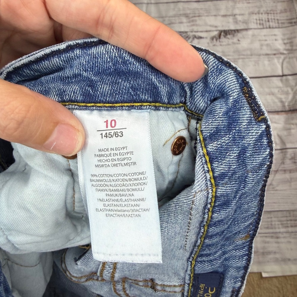 Polo Ralph Lauren Kids Light Wash Straight Leg Denim Jeans Size 10 Blue - Picture 5 of 10